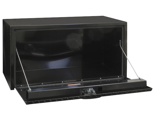 18x18x36 Inch Black Steel Underbody Truck Box With Aluminum Door