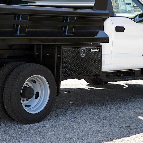 18x18x36 Inch Black Steel Underbody Truck Box With Aluminum Door