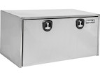 Load image into Gallery viewer, STAINLESS STEEL UNDERBODY TRUCK TOOL BOX WITH POLISHED STAINLESS STEEL DOOR SERIES
