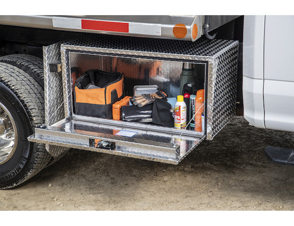 Load image into Gallery viewer, 18x18x36 Inch Diamond Tread Aluminum Underbody Truck Box
