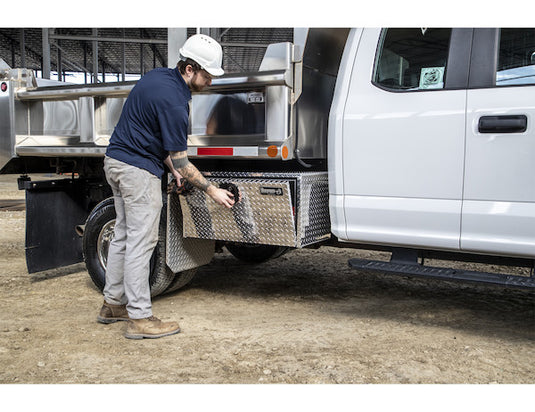 18x18x36 Inch Diamond Tread Aluminum Underbody Truck Box