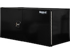 PRO SERIES BLACK SMOOTH ALUMINUM UNDERBODY TRUCK TOOL BOX WITH BARN DOOR SERIES