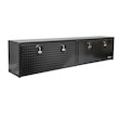 GLOSS BLACK DIAMOND TREAD ALUMINUM TOPSIDER TRUCK TOOL BOX SERIES