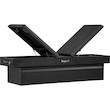 Load image into Gallery viewer, TEXTURED MATTE BLACK DIAMOND TREAD ALUMINUM GULL WING TRUCK TOOL BOX
