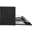 TEXTURED MATTE BLACK DIAMOND TREAD ALUMINUM TOPSIDER TRUCK TOOL BOX