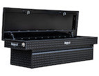 GLOSS BLACK DIAMOND TREAD ALUMINUM CROSSOVER TRUCK TOOL BOX SERIES