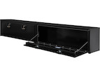 Load image into Gallery viewer, GLOSS BLACK SMOOTH ALUMINUM TOPSIDER TRUCK TOOL BOX SERIES
