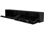 Load image into Gallery viewer, GLOSS BLACK SMOOTH ALUMINUM TOPSIDER TRUCK TOOL BOX SERIES
