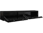 GLOSS BLACK SMOOTH ALUMINUM TOPSIDER TRUCK TOOL BOX SERIES