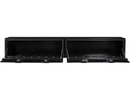 GLOSS BLACK SMOOTH ALUMINUM TOPSIDER TRUCK TOOL BOX SERIES