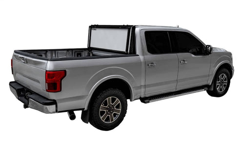 Ford F-150 Access Cover Black Lomax Stance Hard Folding Tonneau Cover for 2004 to 2025