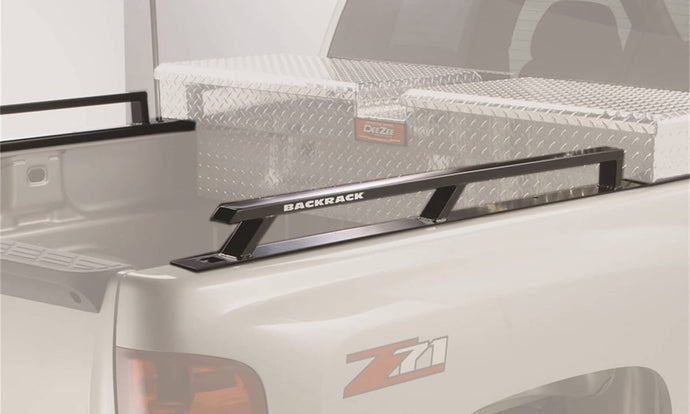 GMC Sierra Back Rack Black Steel Tool Box Side Rails for 2008 to 2013