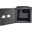 Load image into Gallery viewer, GLOSS BLACK STEEL STRAIGHT SIDE TUNNEL TRUCK TOOL BOX WITH SHELF
