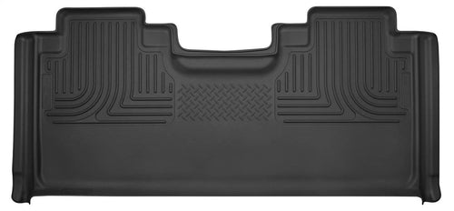 HUSKY LINERS X-ACT BLACK SECOND ROW FLOOR LINERS ; 15-24 F150 / 17-24 SUPER DUTY EXTENDED CAB