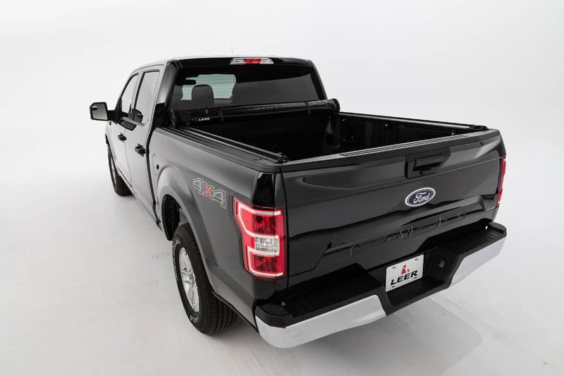 Load image into Gallery viewer, Ford F-150 Leer Black Soft Roll Up Tonneau Cover for 2015 to 2025
