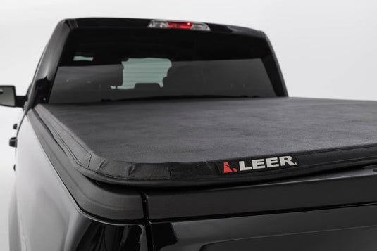 Ford F-150 Leer Black Soft Folding Tonneau Cover 2015 to 2025