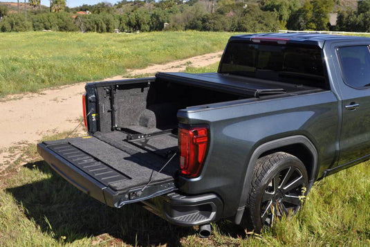 Ford F-150 Leer Black Hard Folding Tonneau Cover for 2015 to 2025