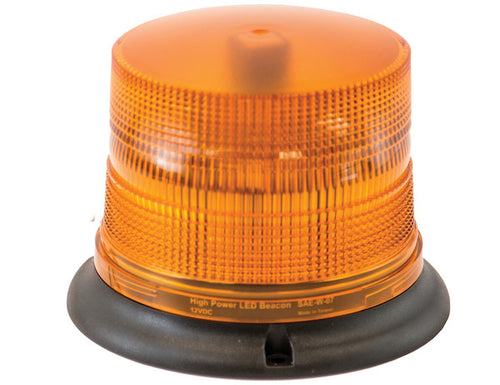 6.5 Inch by 5 Inch Amber LED Beacon Light