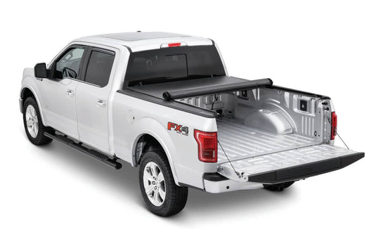 Ford F-150 Tonno Pro Black Lo Roll Soft Roll Up Tonneau Cover for 2015 to 2024