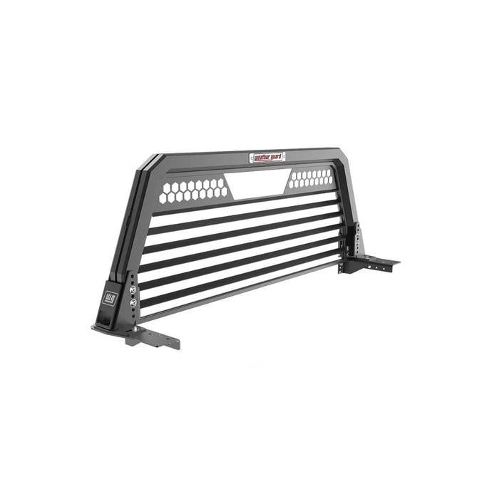 Weather Guard Matte Black Louvered Headache Rack