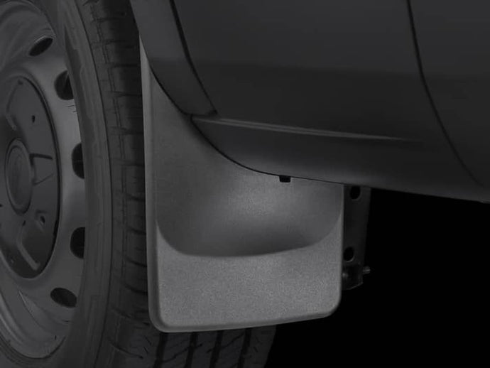 WEATHERTECH BLACK MOLDED CUSTOM FIT REAR MUD FLAPS ; 14-24 TRANSIT