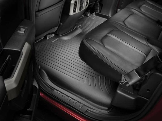 Ford F-150 WeatherTech Black Second Row Floor Mat for 2015 to 2024