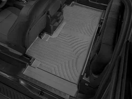 Ford F-150 WeatherTech Black Second Row Floor Mat for 2015 to 2024