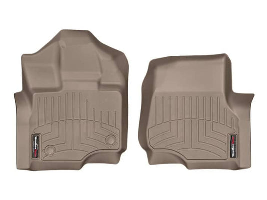 Ford F-150 WeatherTech Tan Front Floor Mats for 2015 to 2024