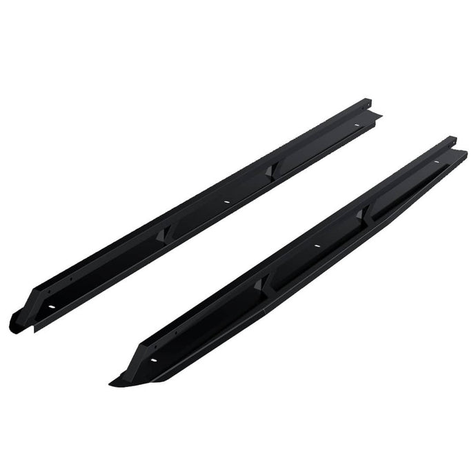 Ford F-250 Westcan Carbon Black Aluminum Rail Caps for 1999 to 2016