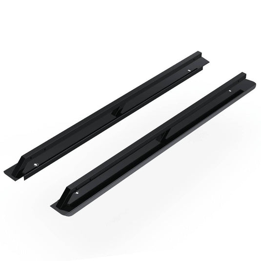 Ford F-250 Westcan Carbon Black Aluminum Rail Caps for 2017 to 2022