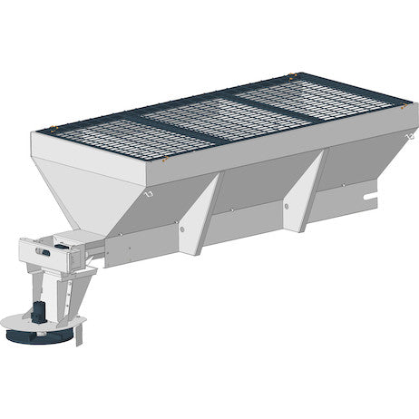 SaltDogg¬¨√Ü 2 Cubic Yard Hydraulic Stainless Hopper Spreader with Auger - 1470601SSH - Buyers Products