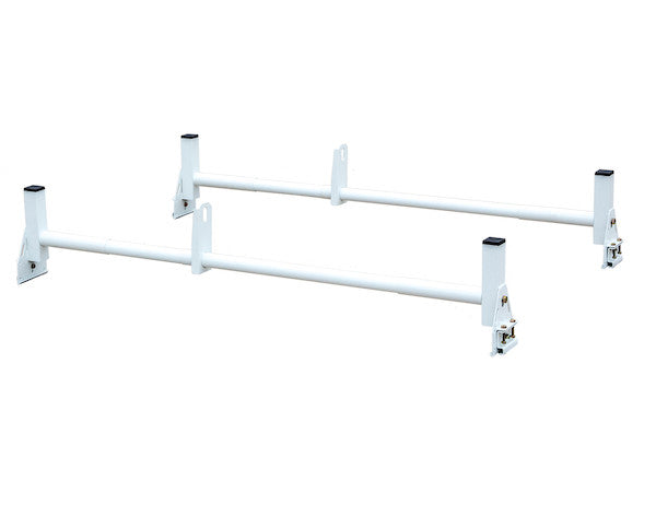 White Van Ladder Rack Set - 2 Bars And 2 Clamps - 1501310 - Buyers Products