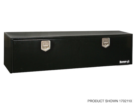 14x16x24 Inch Black Steel Underbody Truck Box With Paddle Latch - 1703100 - Buyers Products