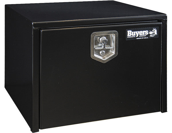 24x24x60 Inch  Black Steel Underbody Truck Box - 1704315 - Buyers Products