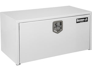 18x18x30 Inch White Steel Underbody Truck Box - 1702403 - Buyers Products