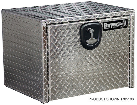 18x24x36 Inch Diamond Tread Aluminum  Underbody Truck Box - 1705119 - Buyers Products