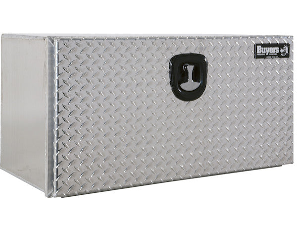 18x18x36 Pro Series Smooth Aluminum Underbody Truck Box with Diamond Tread Door - 1706505 - Buyers Products