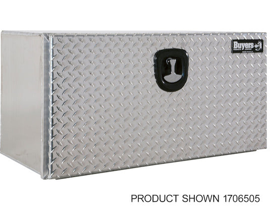 18x18x30 Pro Series Smooth Aluminum Underbody Truck Box with Diamond Tread Door - 1706503 - Buyers Products