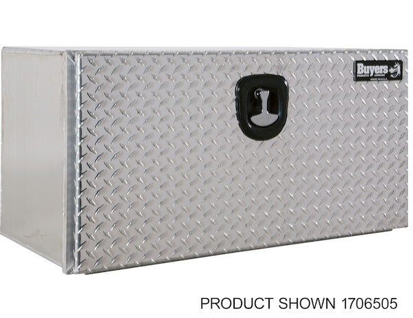 18x18x24 Pro Series Smooth Aluminum Underbody Truck Box with Diamond Tread Door - 1706500 - Buyers Products