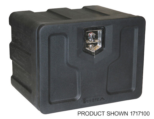 18x18x36 Inch Black Poly Underbody Truck Box - 1717105 - Buyers Products