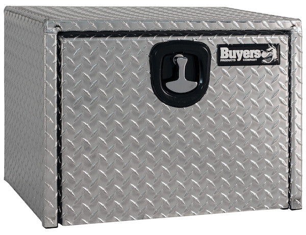 18x18x24 Inch Diamond Tread Aluminum Underbody Truck Box with 3-Pt. Latch - 1735100 - Buyers Products