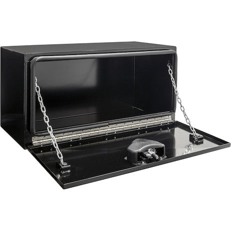 18x18x24 Inch Pro Series Black Steel Underbody Truck Box - 1752800 - Buyers Products