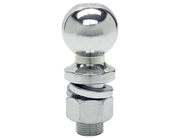 1-7/8 Inch Chrome Hitch Ball With 3/4 Inch Shank Diameter x 2-1/8 Inch Long - 1802015 - Buyers Products