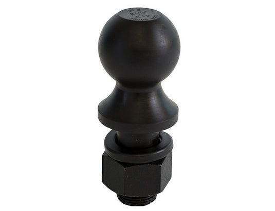 2-5/16 Inch Black Hitch Ball With 1-1/2 Shank Diameter x 2-3/4 Long+1 Inch Riser - 1802056 - Buyers Products