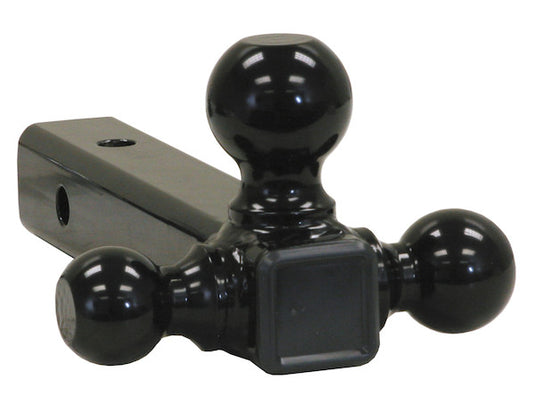 Tri-Ball Hitch-Solid Shank with Black Towing Balls - 1802200 - Buyers Products