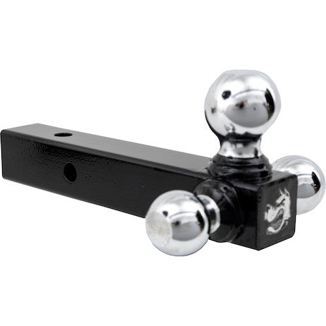 Tri-Ball Hitch Solid Shank With Chrome Balls - 1802205 - Buyers Products