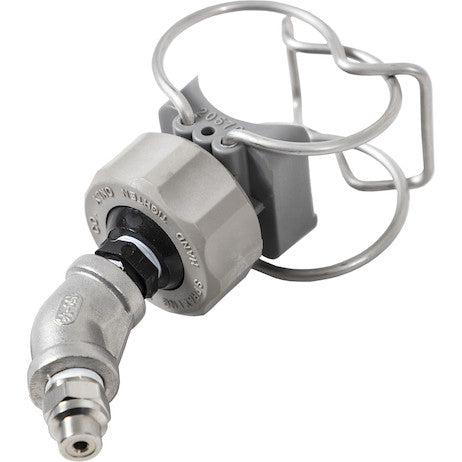 Angled Quick Connect Spray Nozzle for Three Lane Stainless Steel Spray Bars - 3039452 - Buyers Products