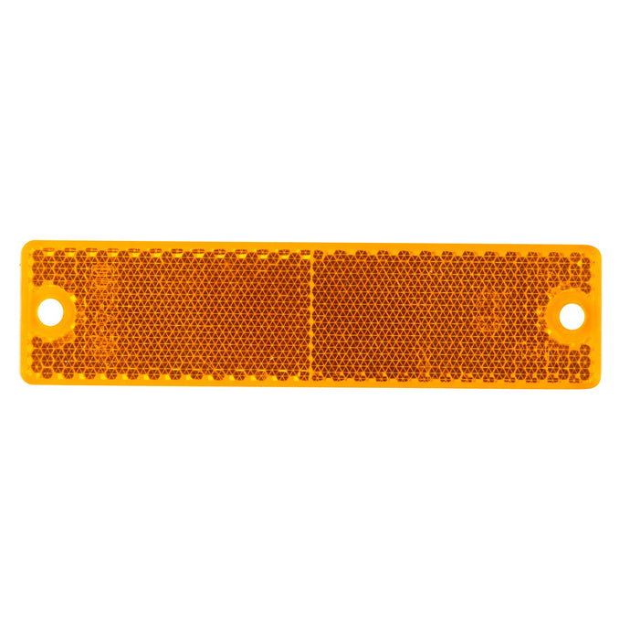 Reflector, Yellow, Mini Stick-On Rectangular - 40133 - Grote