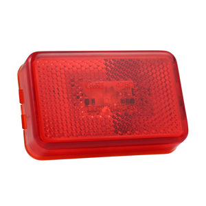 CLR/MKR 3" X 2" Lamp, Red, LED Marker - 47502 - Grote