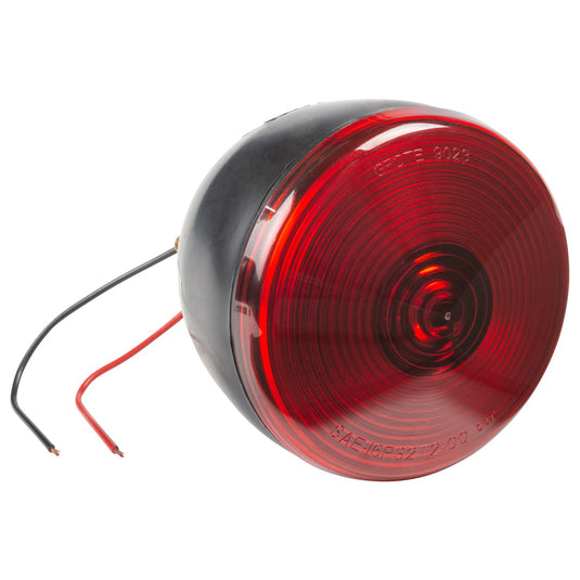 STT Lamp, 4", Red, 2-Stud Mount Combination  W/O License - 50862 - Grote